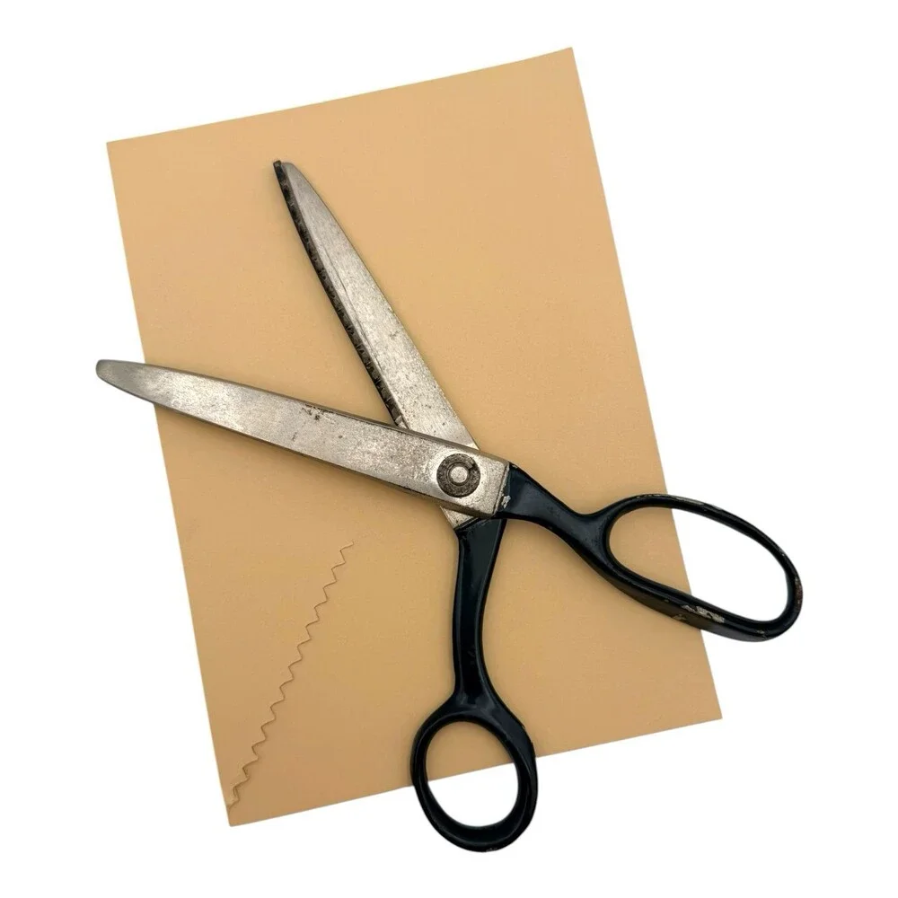 VTG 1930s J Wiss & Sons Pinking Shears Zig-Zag Cut Model C 3.5